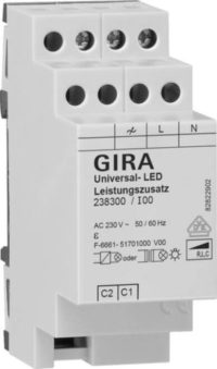 Gira Universal-LED-Leistungszusatz REG, 238300