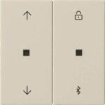 Gira Jalousie+Schaltuhr bluetooth cremeweiß 536701