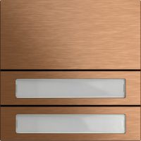 Gira Ruftastenmodul 2fach Bronze 5532921