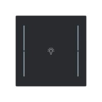 Busch-Jaeger Tastwippe KNX free@home schwarz Busch-art linear LFB/A.1.70.11-45m Kunststoff