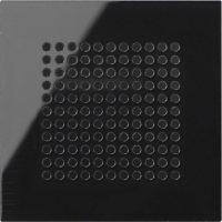 Gira Abdeckung Lautsprecher Glasoptik schwarz 248305