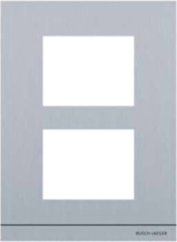 Busch-Jaeger Busch-Jaeger Frontplatte Audio 1/2 41392CF-A-03