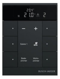 Busch-Jaeger HVAC-Slave-Gerät 6-fach, BE, schwarz, matt SBS/U6.0.11-885