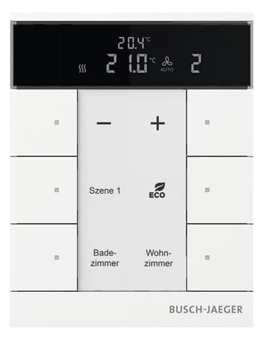 Busch-Jaeger Busch-Jaeger HVAC-Slave-Gerät 6-fach, BE, studio/weiß SBS/U6.0.11-884