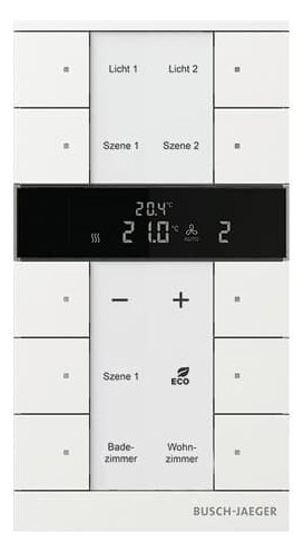 Busch-Jaeger Busch-Jaeger HVAC-Slave-Gerät 10-fach, BE, studio/weiß SBS/U10.0.11-884