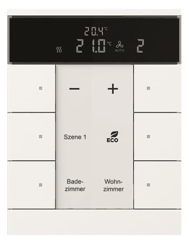 Busch-Jaeger Busch-Jaeger HVAC-Gerät 6-fach, BE, studio/weiß SBR/U6.0.11-884