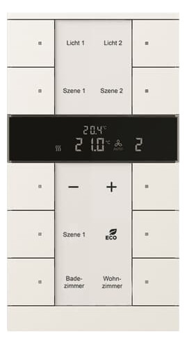 Busch-Jaeger Busch-Jaeger HVAC-Gerät 10-fach, BE, studio/weiß SBR/U10.0.11-884