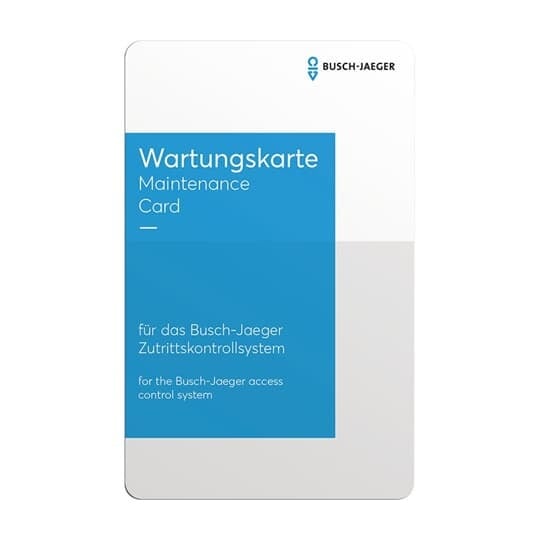 Busch-Jaeger Busch-Jaeger Wartungskarte D080MC-03