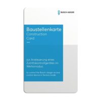 Busch-Jaeger Baustellenkarte D080CC-03