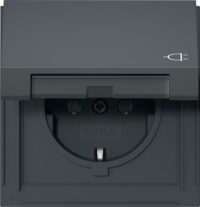 Gira Steckdose KD TX-44 Anthrazit 445467
