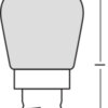 Osram SPC.T26/57 FR 25W E14 imatt FS1 Birnenformlampe T-Kolben – Bild 3