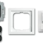Busch-Jaeger PowerDock-Set mit Lightning Studioweiß 6480-84
