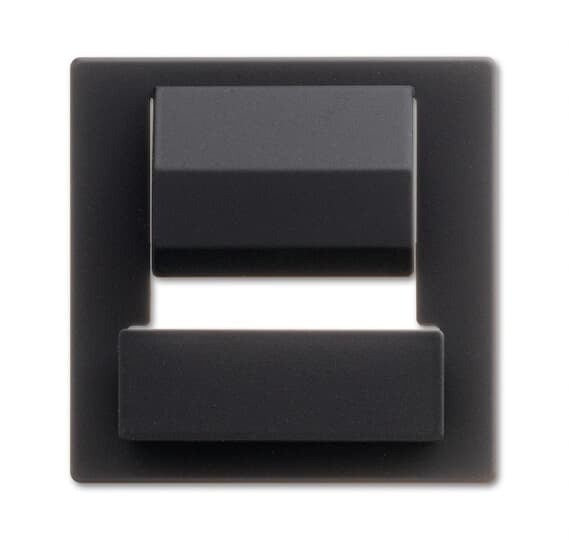 Busch-Jaeger Busch-Jaeger Zentralscheibe schwarz/matt PowerDock USB 6477-885