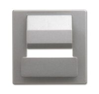 Busch-Jaeger Zentralscheibe Edelstahl PowerDock USB 6477-866