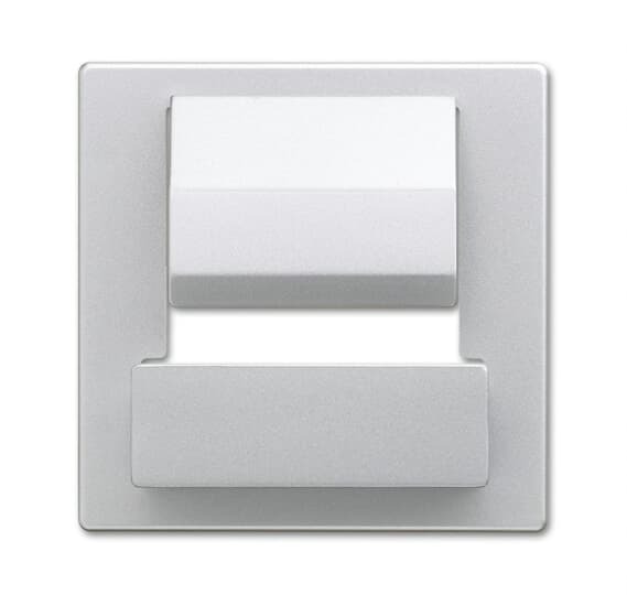 Busch-Jaeger Busch-Jaeger Zentralscheibe alu/si PowerDock USB 6477-83