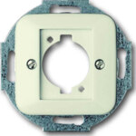 Busch-Jaeger Zentralscheibe weiß Neutrik/XLR 2553-212