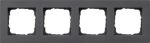 Gira Abdeckrahmen 4fach anthrazit 0214235 – Bild 2