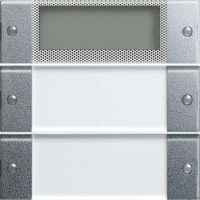 Gira Wippenset 2-fach alu 214226