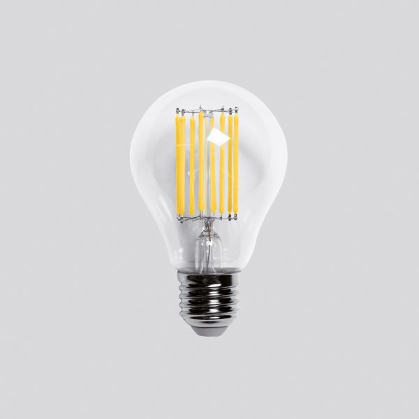 BEGA LED-Lampe FM E27 A67 12W 2700K ws E 13562 1520lm kl AC Ø67x118mm 220-240V