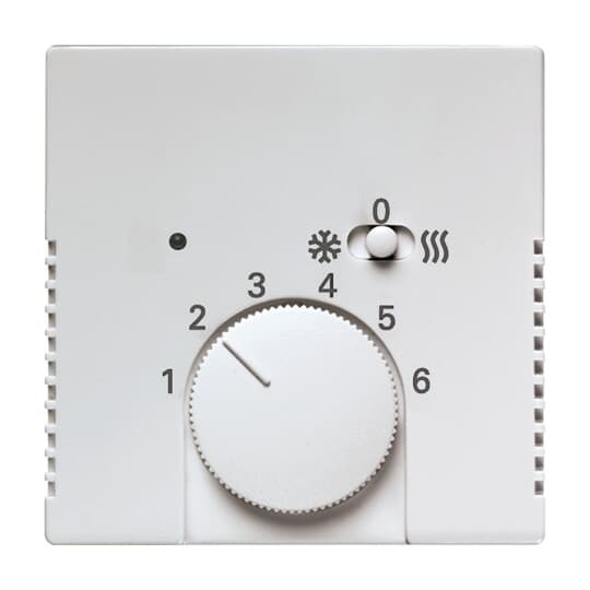 Busch-Jaeger Busch-Jaeger Temperaturreglerabdeckung Aluminium-Silber 1795 HKEA-83