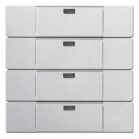 Busch-Jaeger Bedienelement 4-fach Aluminium-Silber 6733-83