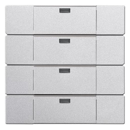 Busch-Jaeger Busch-Jaeger Bedienelement 4-fach Aluminium-Silber 6733-83
