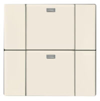 Busch-Jaeger Bedienelement 2-fach savanne/elfenbeinws 6732-82