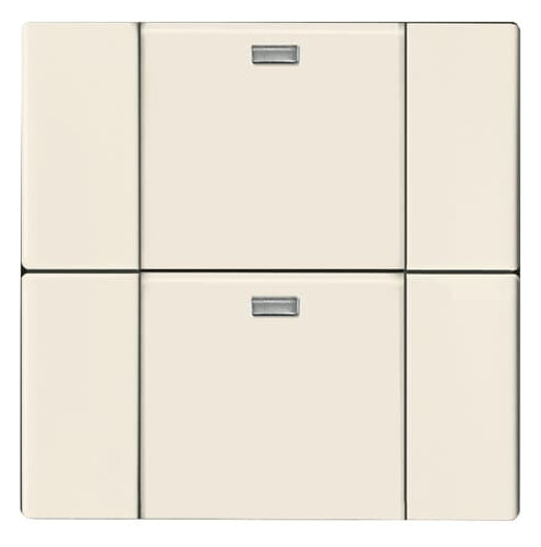 Busch-Jaeger Busch-Jaeger Bedienelement 2-fach savanne/elfenbeinws 6732-82