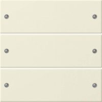 Gira Wippenset 3fach cremeweiß 218301