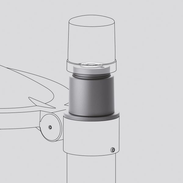 BEGA Aufsatzstück Alu Zubehör 71220A