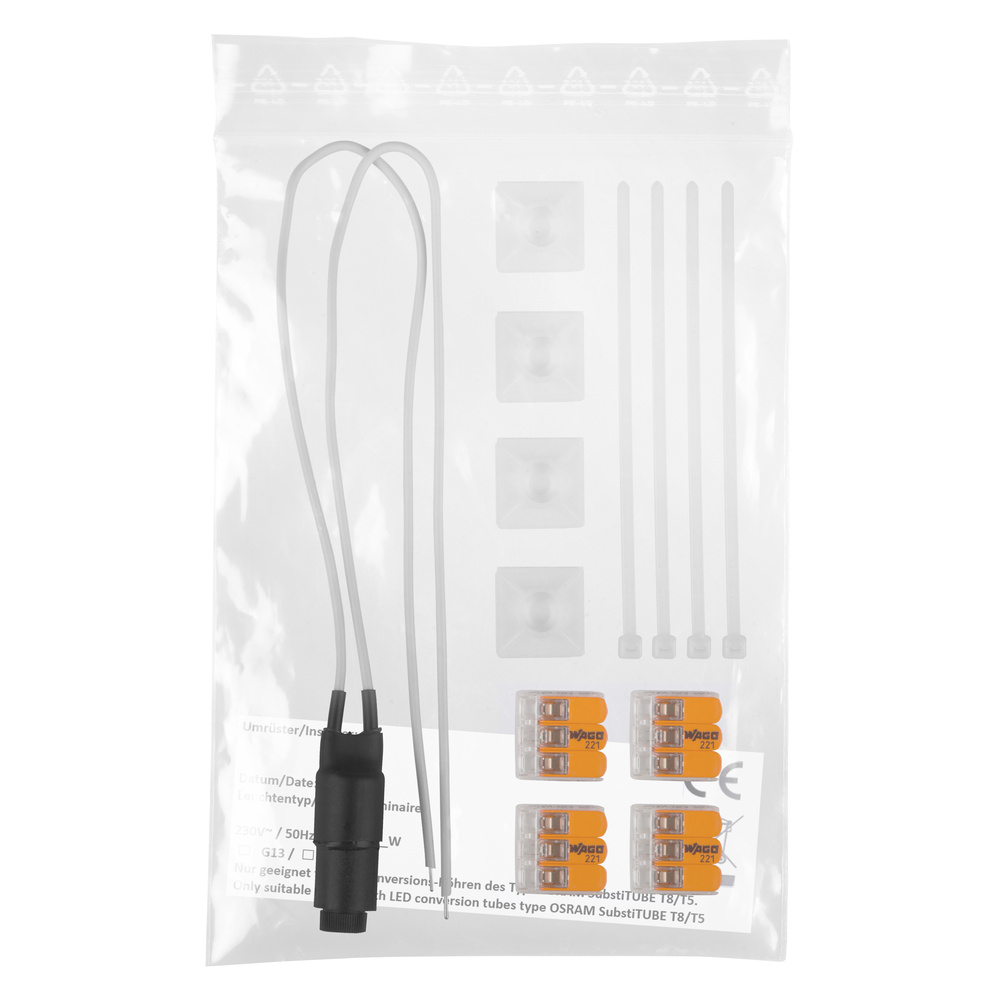 Ledvance LED TUBE CONVERSION KIT SINGLE LAMP 1 Umrüstkit f.einflammige Leuchten