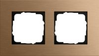 Gira Abdeckrahmen 2-fach E2 Esprit Bronze 021238