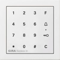Gira Code Tastatur reinweiß Keyless In 2605112