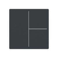 Busch-Jaeger Tastwippe KNX free@home Kunststoff LFW/A.3.63.11-81 anthrazit Thermopl 3-fach
