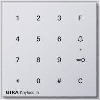GIRA 260566 Keyless In Codetastatur TX_44 WG UP Reinweiß