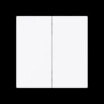 Busch-Jaeger Taste_2t Symbol Dimmer glänzend 6736 FoH-44G studioweiß