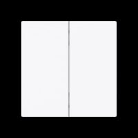 Busch-Jaeger Taste_2t Symbol Dimmer glänzend 6736 FoH-44G studioweiß