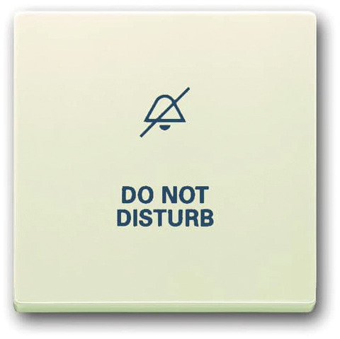 Busch-Jaeger Busch-Jaeger Wippe sav/elf Aufdr DO NOT DISTUP 1786/11-82