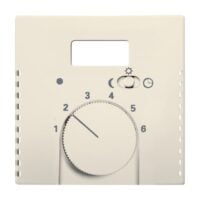 Busch-Jaeger Zentralscheibe savanne/ews Temp Regl mit Nachtabs 1795 TA-82
