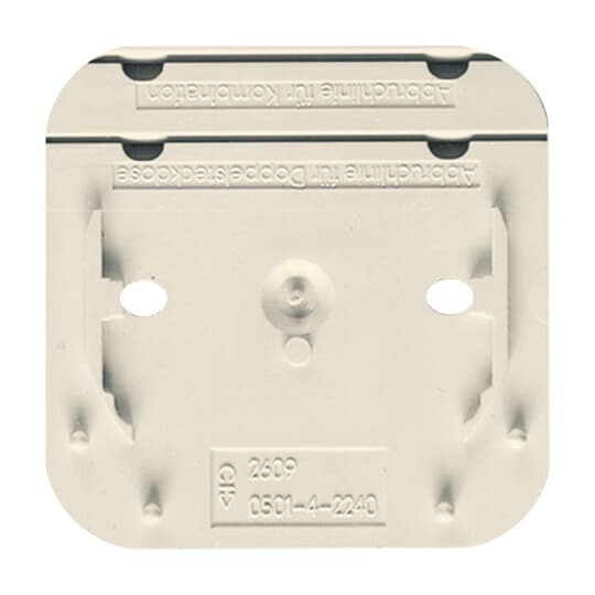 Busch-Jaeger Busch-Jaeger Montageplatte 2609 Aufputz
