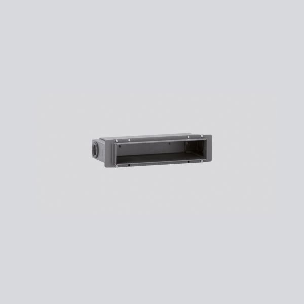 BEGA Einbaugehäuse graphit alu 10454