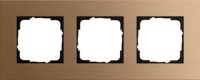 Gira Abdeckrahmen 3-fach E2 Esprit Bronze 021338