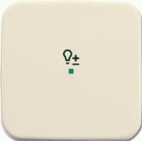 Busch-Jaeger Wippe 1-fach, Symbol Licht weiß 6234-10-212