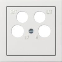 Gira Zentraleinsatz reinweiß-glänzend 50x50 Ankaro 0259112