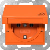 Gira SCHUKO-Steckdose KD ZSV Orange 4454109
