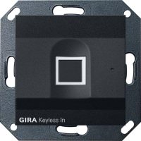 Gira Fingerprint Leseeinheit Keyless In schwarz 2617005