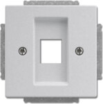 Busch-Jaeger Zentralscheibe Aluminium-Silber Abdeckung 2561-83