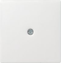 Gira Zentraleinsatz reinweiß-glänzend f.Schnurableitung 027403