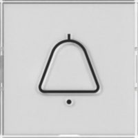 GIRA 321700 Wippe+BSF+Symbol Klingel groß tastbar System 55 Farbneutral