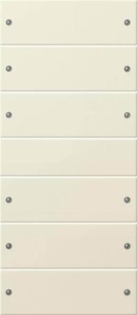 Gira Wippenset 6fach cremeweiß 218601